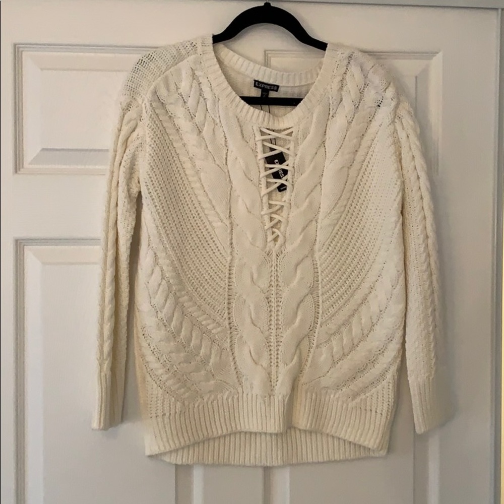 Cream sweater